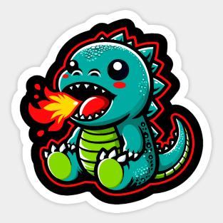 Godzilla Sticker